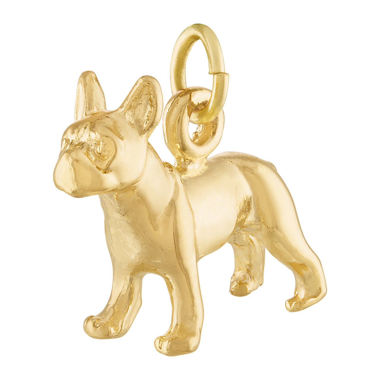 French Bulldog 14K Gold Charm